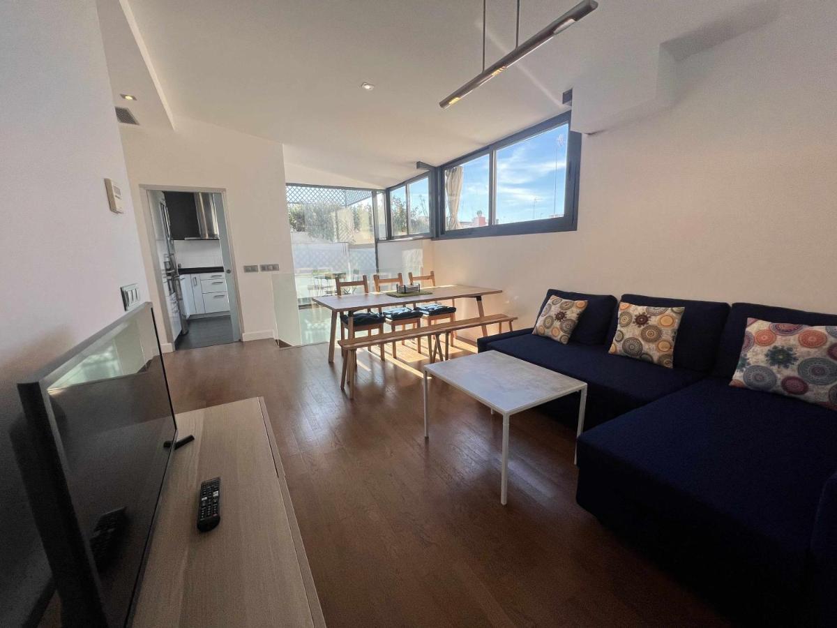 Ferienwohnung Atico San Bernardo Terraza Y Parking Incluido Sevilla Exterior foto